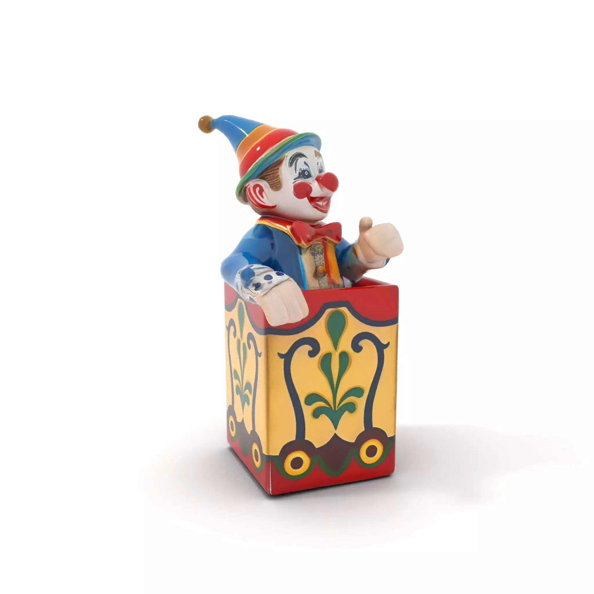 Colorful Clown Box model pack Low-poly 3D model_14