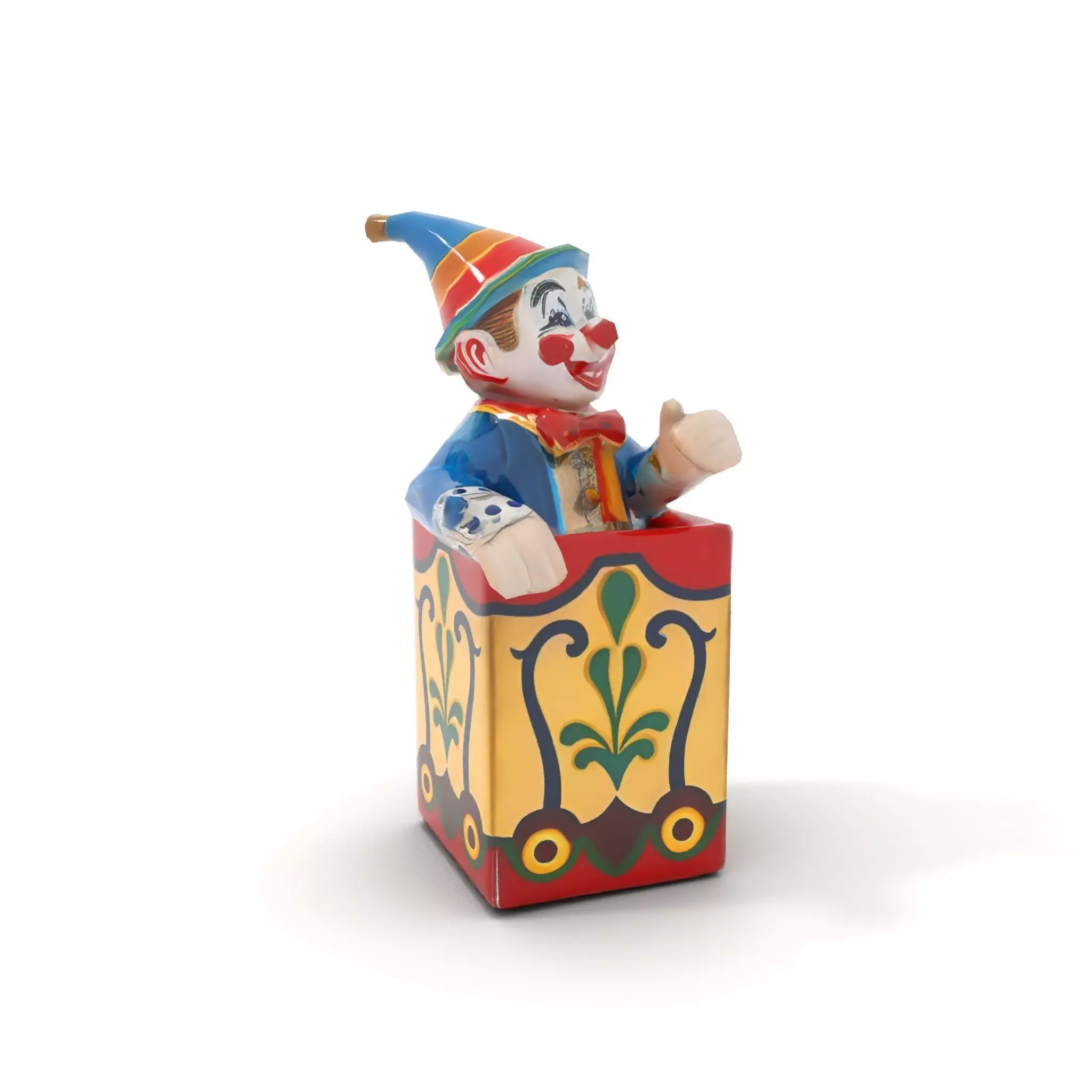 Colorful Clown Box model pack Low-poly 3D model_15
