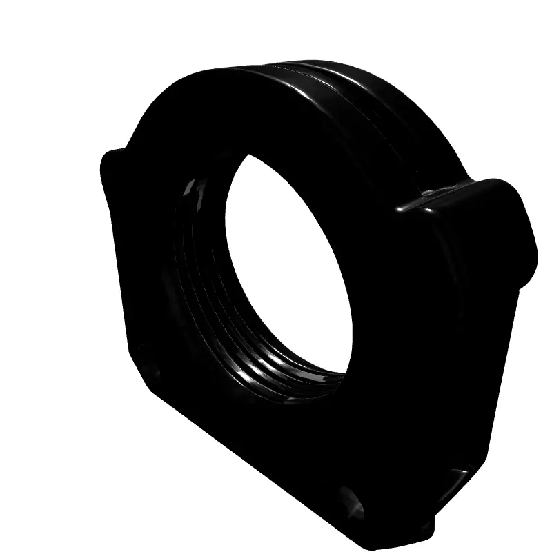 Precision Threaded Industrial Component Low-poly 3D model_6