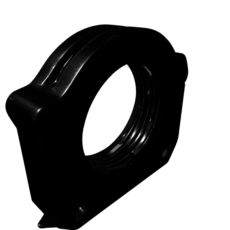 Precision Threaded Industrial Component Low-poly 3D model_5