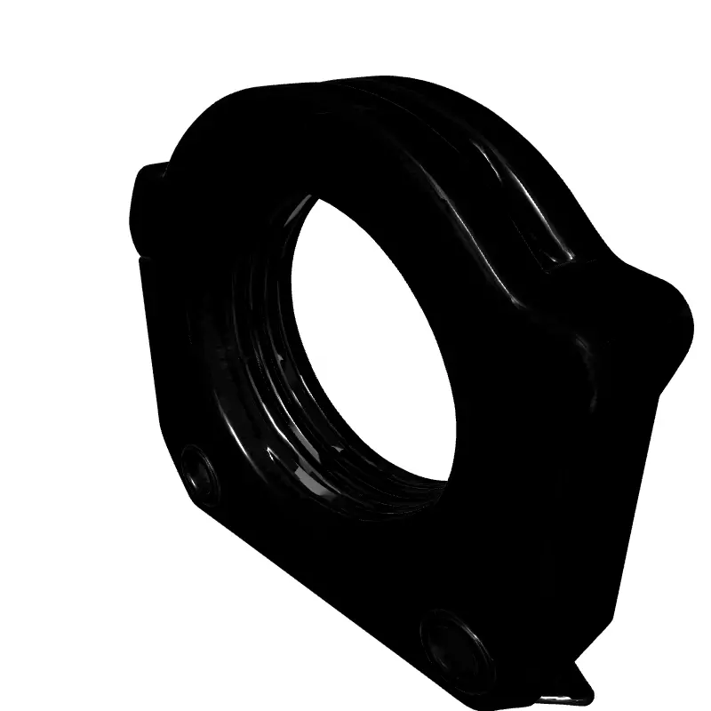 Precision Threaded Industrial Component Low-poly 3D model_2