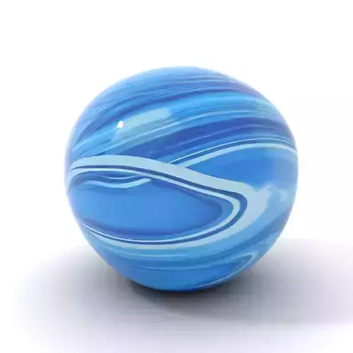 Blue Swirl Sphere model pack