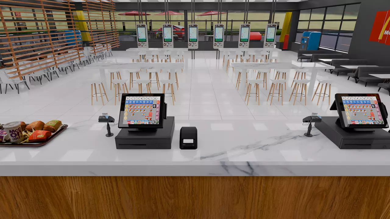 McDonalds Restaurant 3D model_10