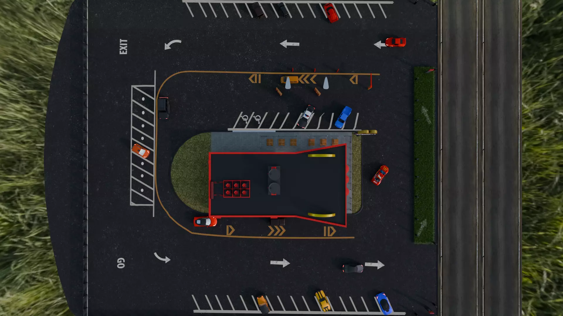 McDonalds Restaurant 3D model_18