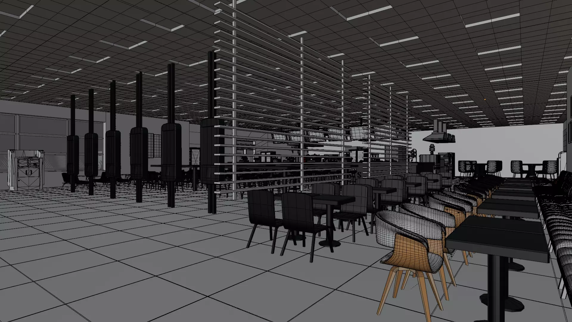 McDonalds Restaurant 3D model_22