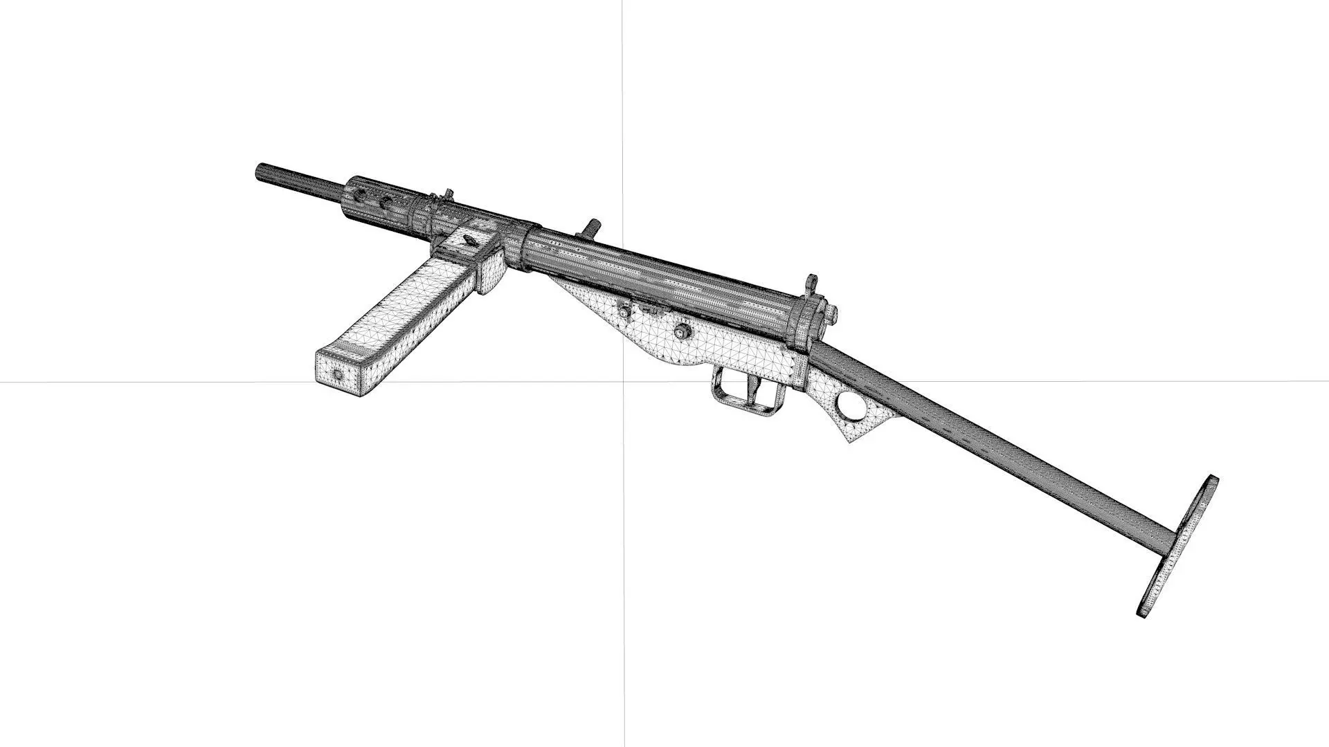 STEN gun 3D model_5