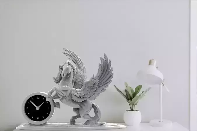 Pegasus Desk Clock