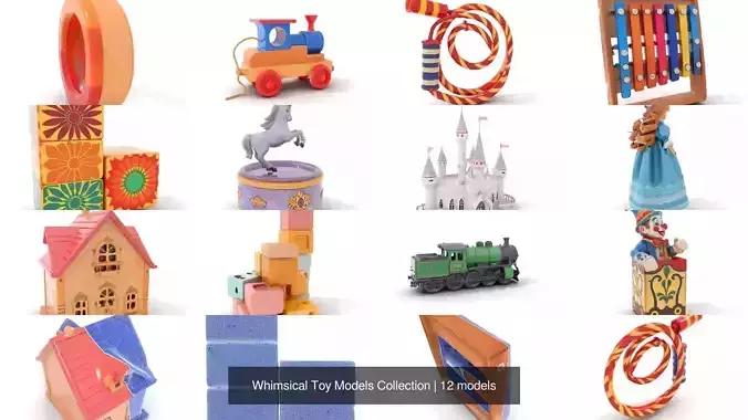 Whimsical Toy Models Collection 