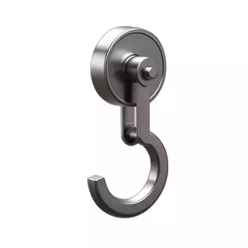 Magnetic Utility Hook 3D Model Low-poly 3D model