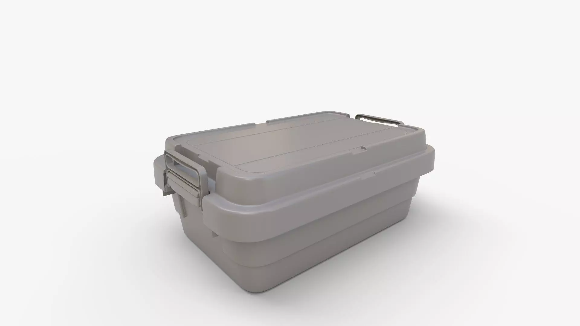 Heavy Duty Stackable Plastic Storage 3D model_10