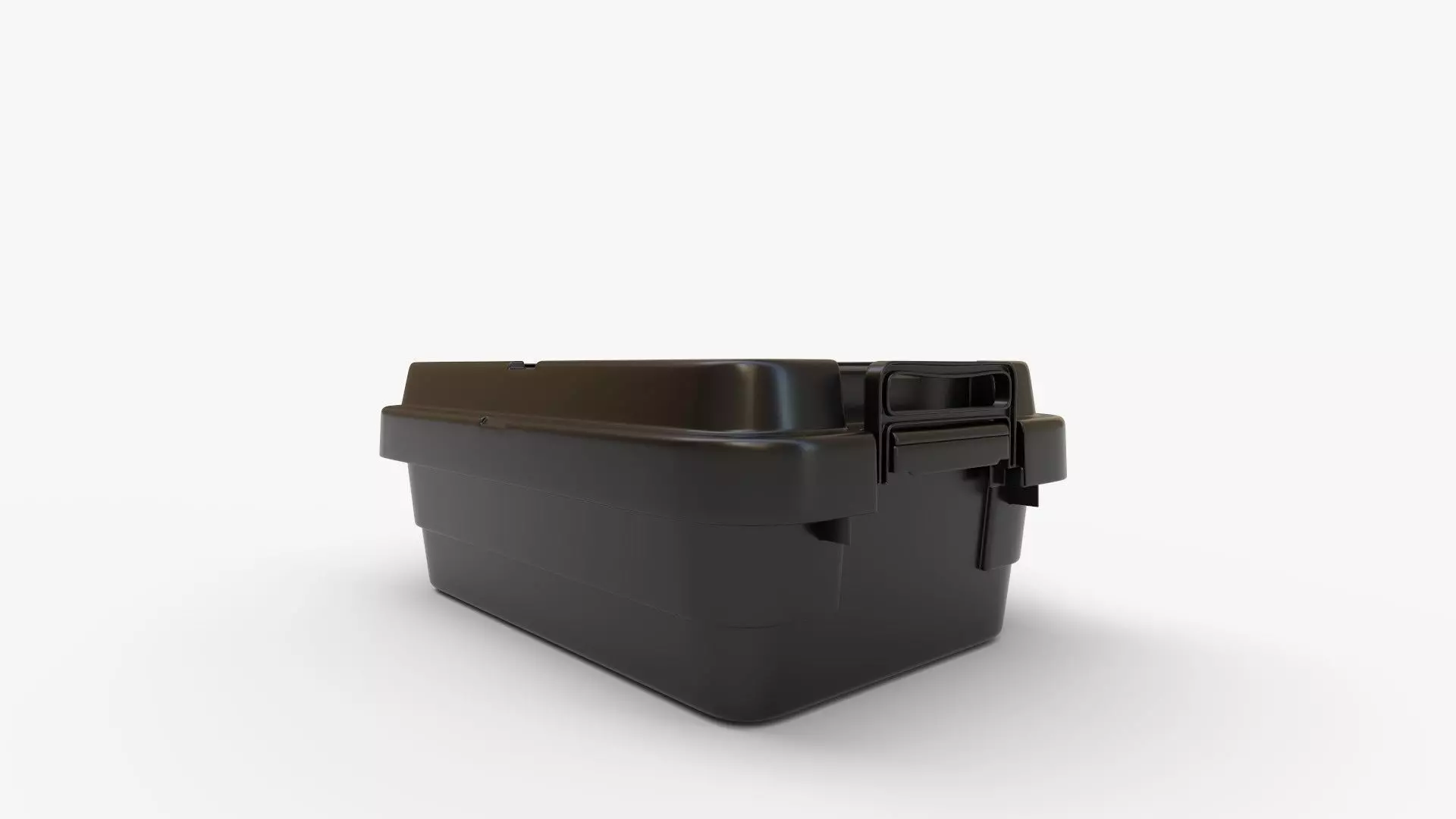 Heavy Duty Stackable Plastic Storage 3D model_3