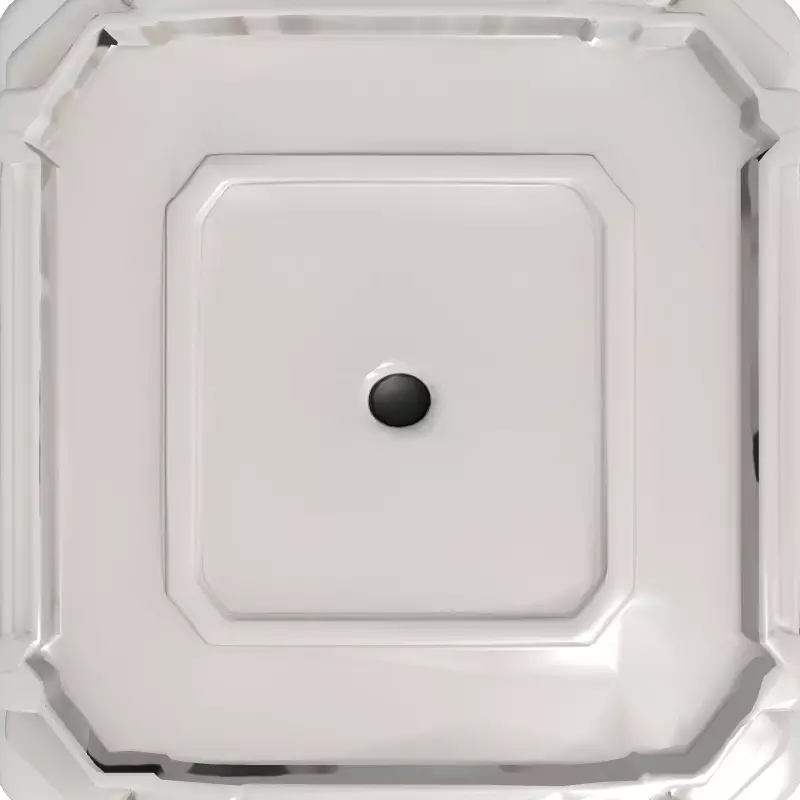 Heavy Duty Plastic Storage Container Low-poly 3D model_8