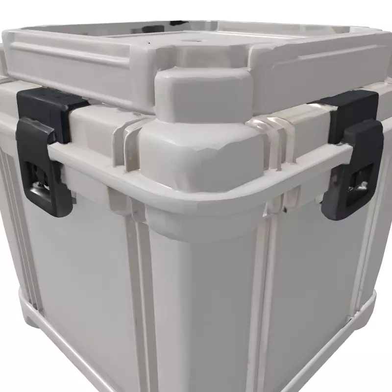 Heavy Duty Plastic Storage Container Low-poly 3D model_5