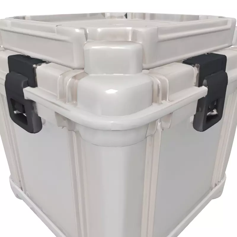 Heavy Duty Plastic Storage Container Low-poly 3D model_2