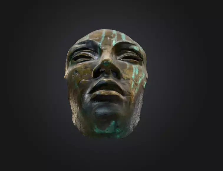 Eroded Visage Low-poly 3D model_11