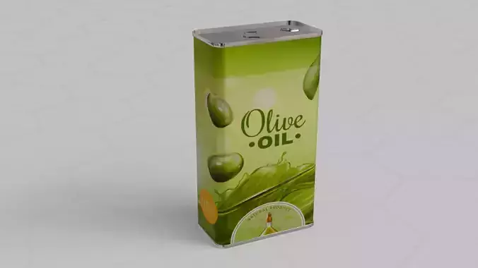 Square Aluminium Oil can tin
