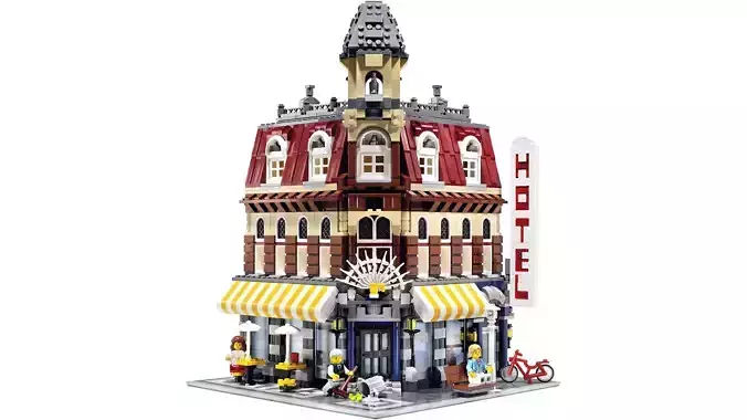 Wikibricks3D - 10182 Cafe Corner