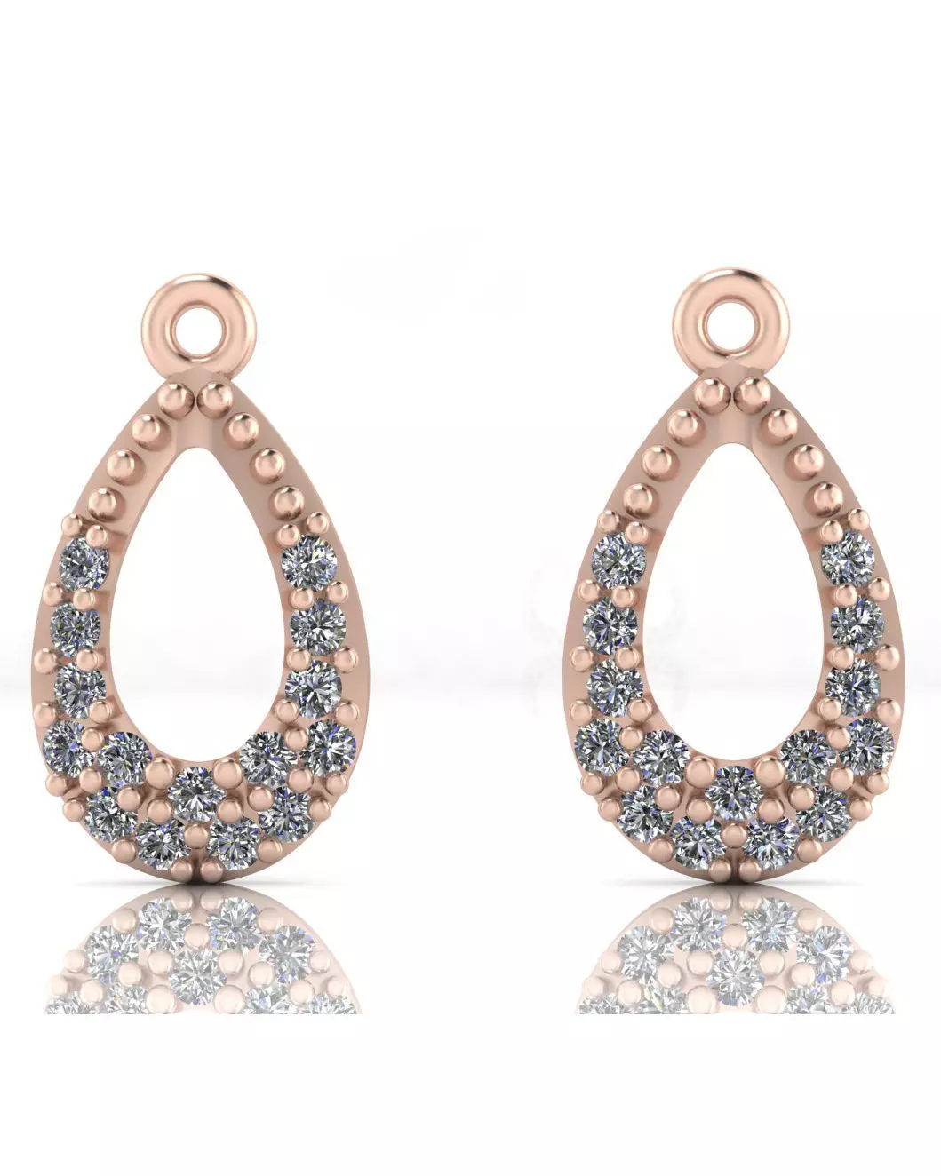 free jewelry earring Free 3D print model