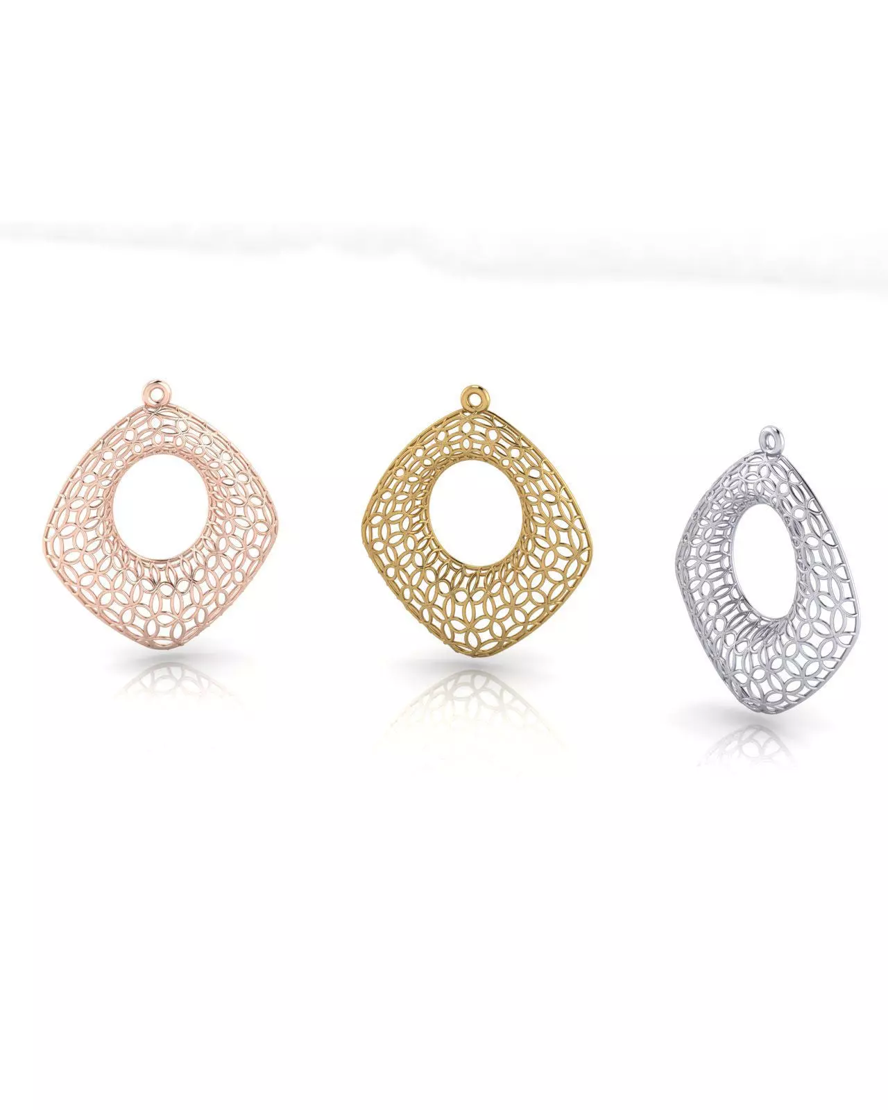 free fusion gold pendant Free 3D print model
