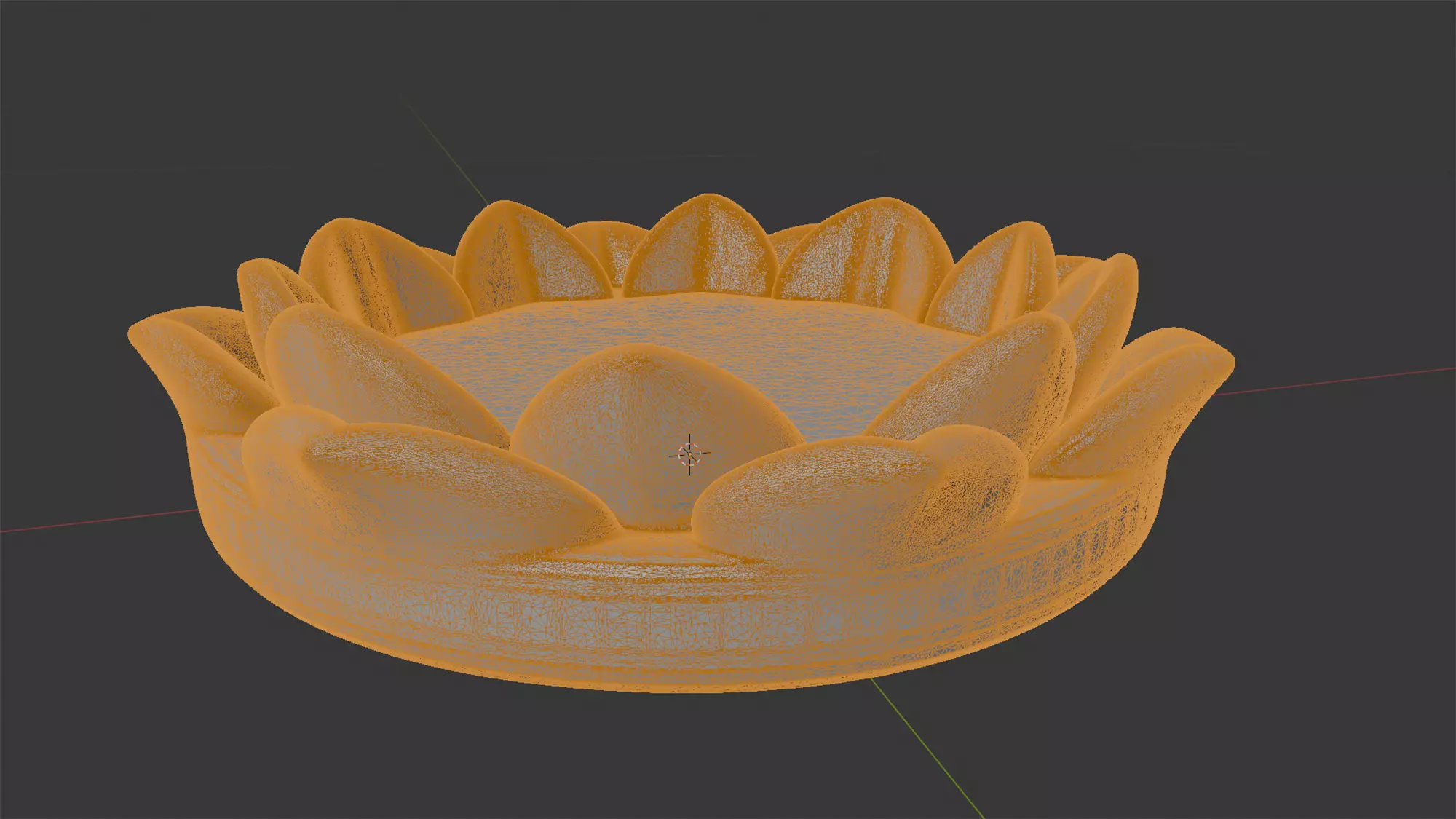 Lotus Flower Coaster 3D Printable Model 3D print model_5