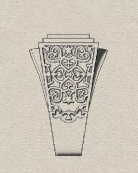 man jewelry ring 3D print model_4