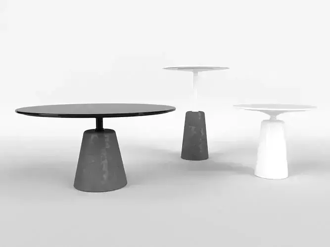 MDF Rock Table Set