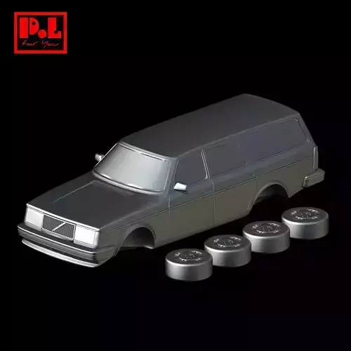 Volvo 245 GL Station Wagon 1993 3D print model