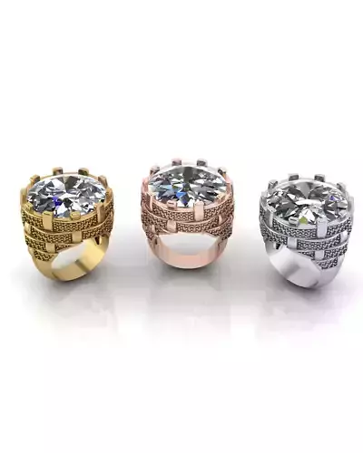 round high jewelry ring 
