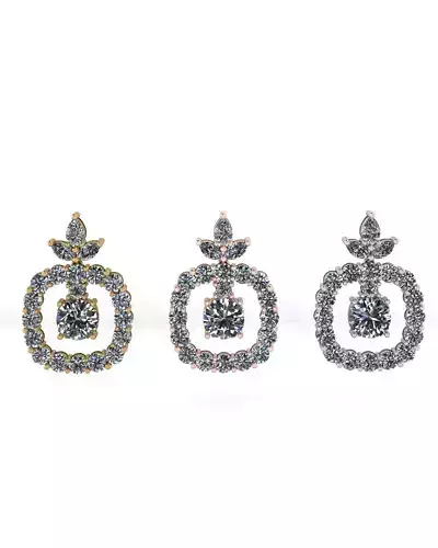 round and marquise jewelry ring 