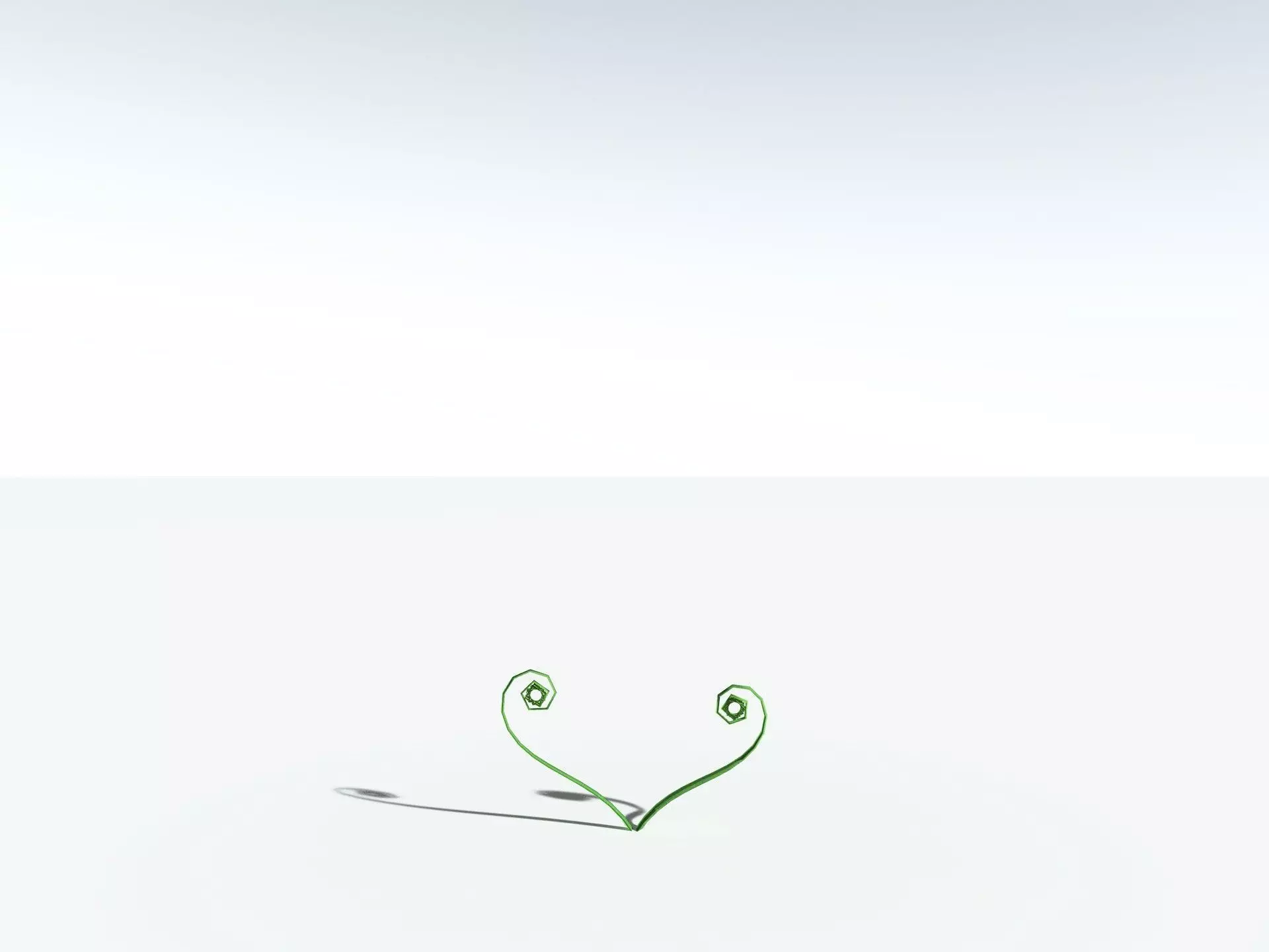 EVERYPlant Basket Fern LowPoly Low-poly 3D model_31