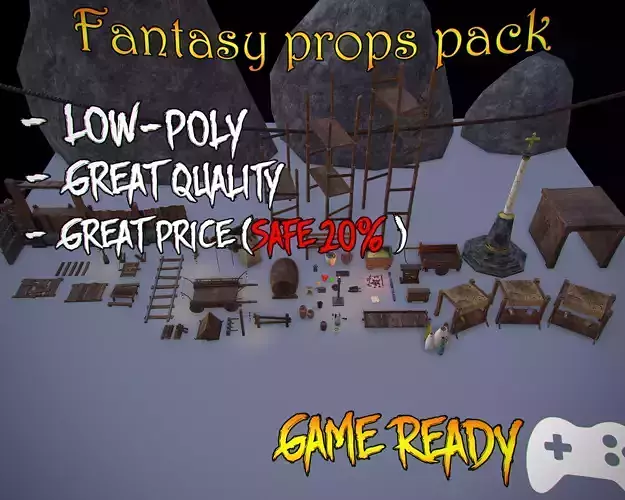 Fantasy Props Pack BPR