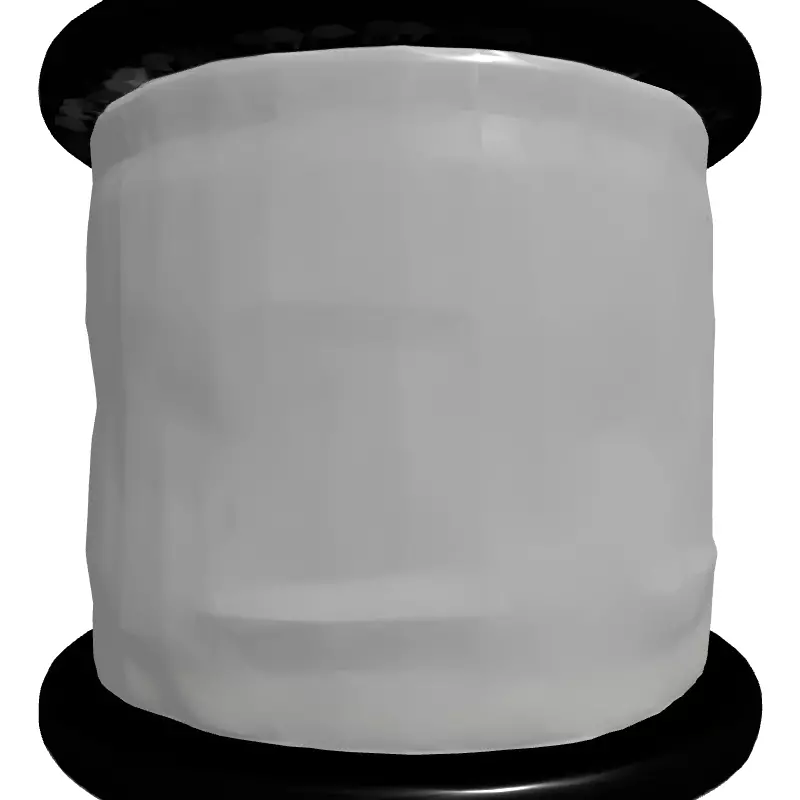 Industrial Wire Spool Cable Reel Low-poly 3D model_4