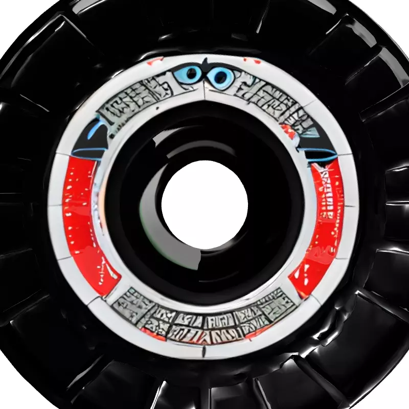 Industrial Wire Spool Cable Reel Low-poly 3D model_8