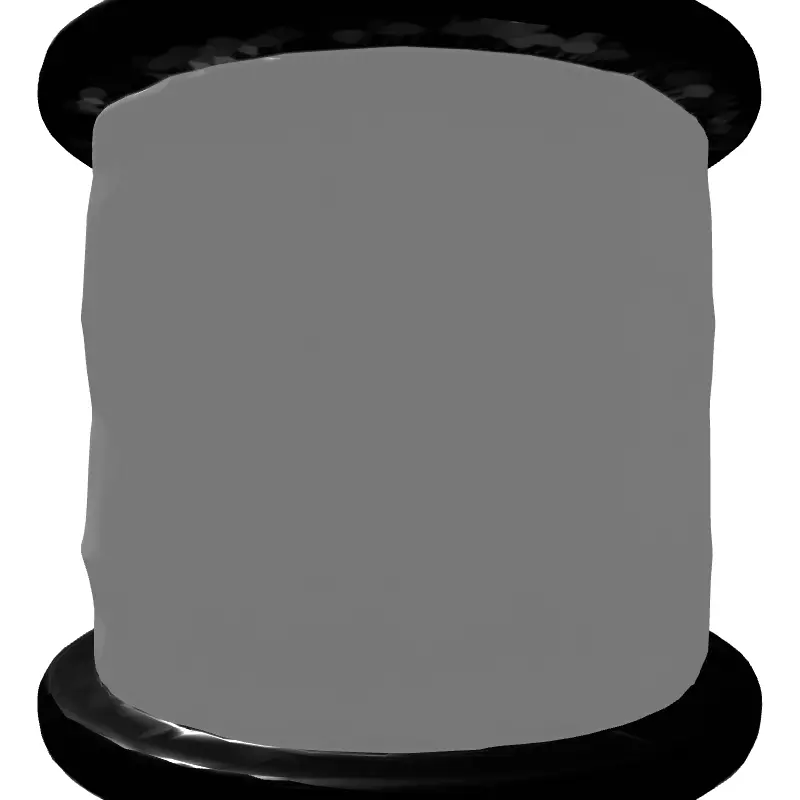 Industrial Wire Spool Cable Reel Low-poly 3D model_7