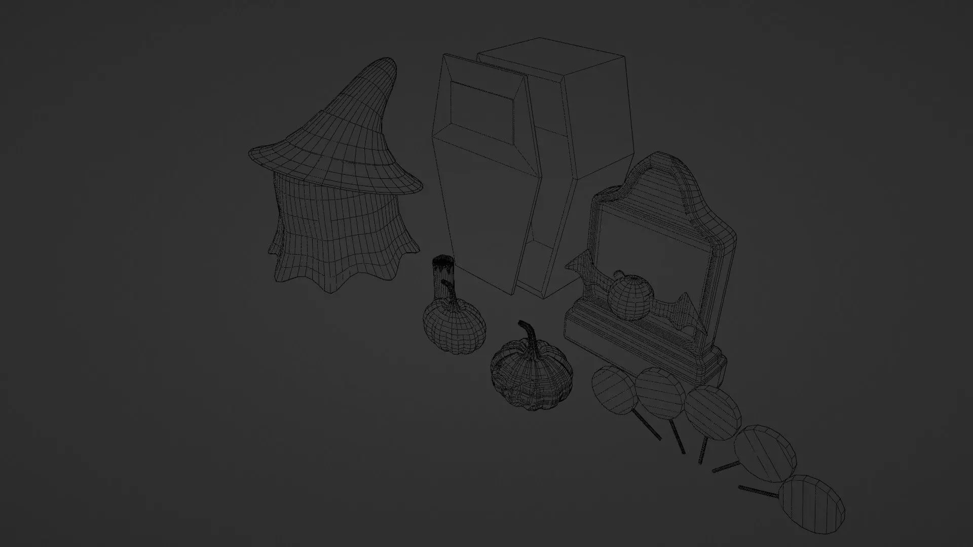 Halloween figures 3D model_19