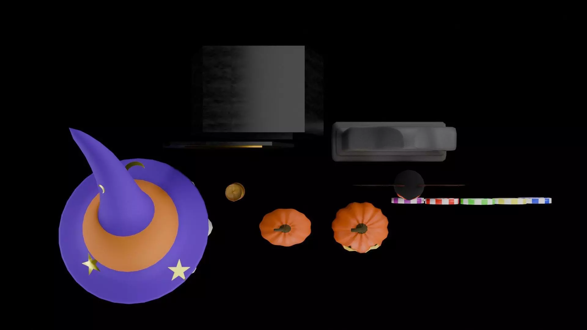 Halloween figures 3D model_8