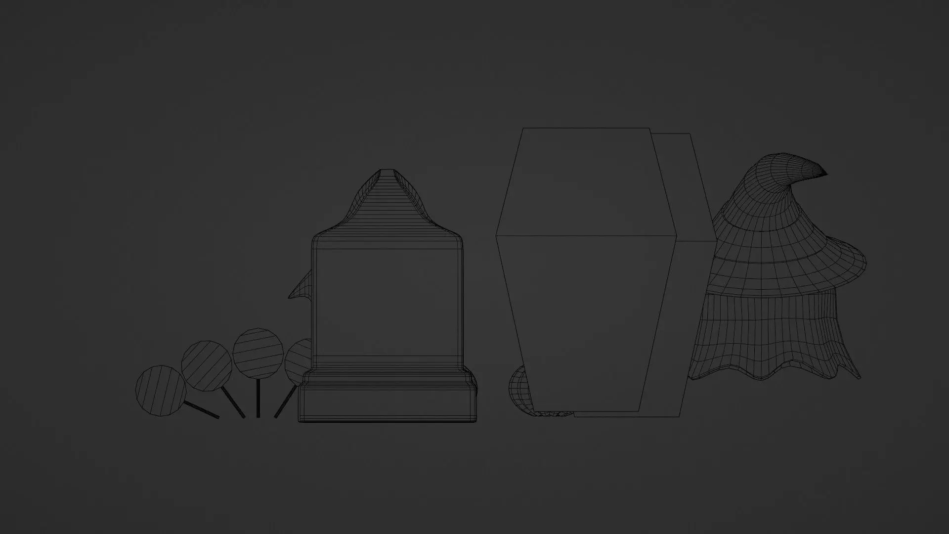 Halloween figures 3D model_21