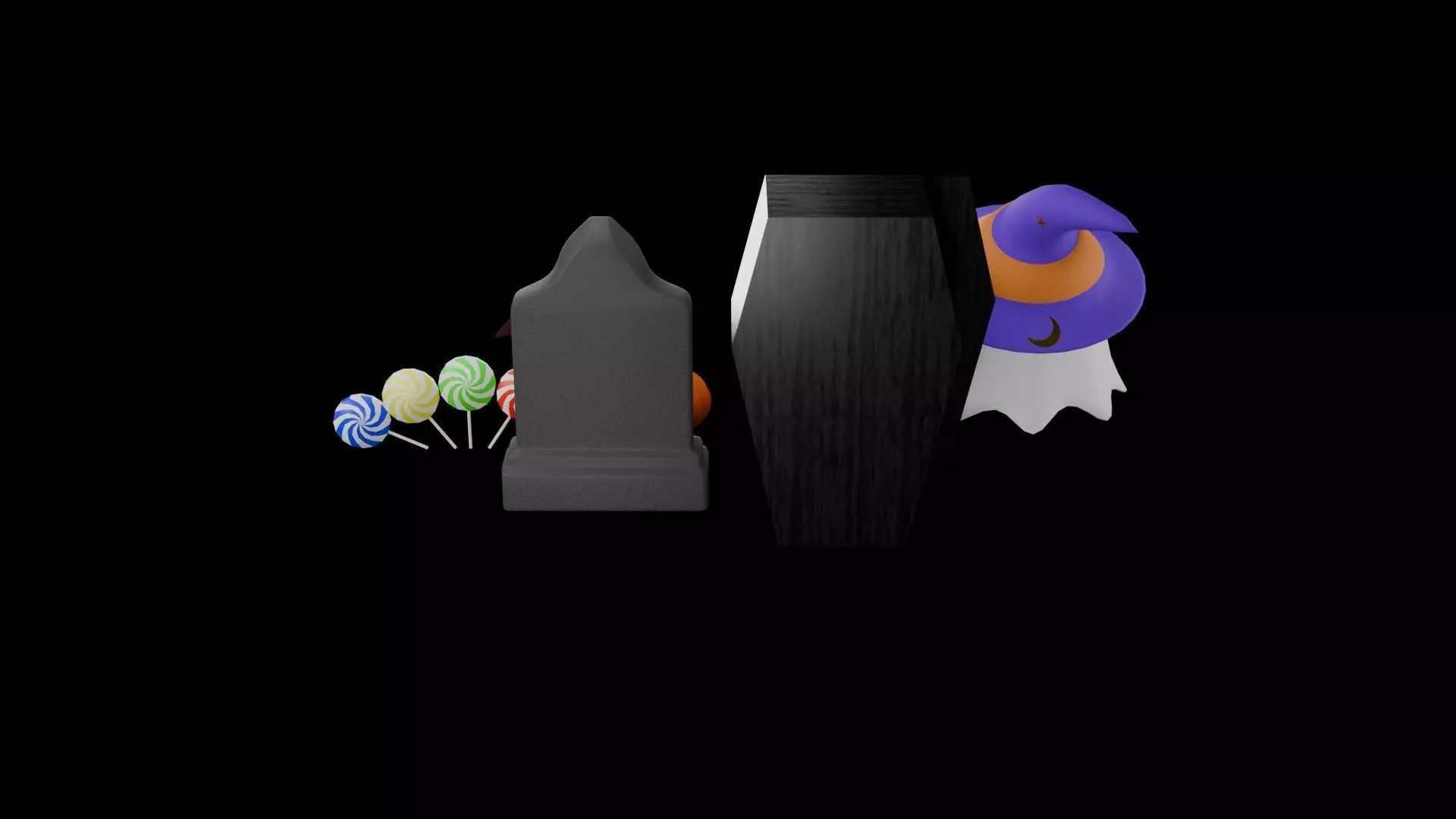 Halloween figures 3D model_5