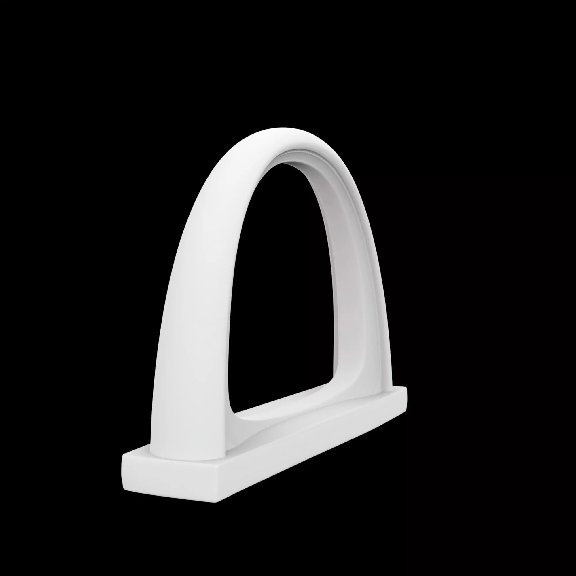 Minimal Arch Bridge Sculpture 3D Printable Model 3D print model_1