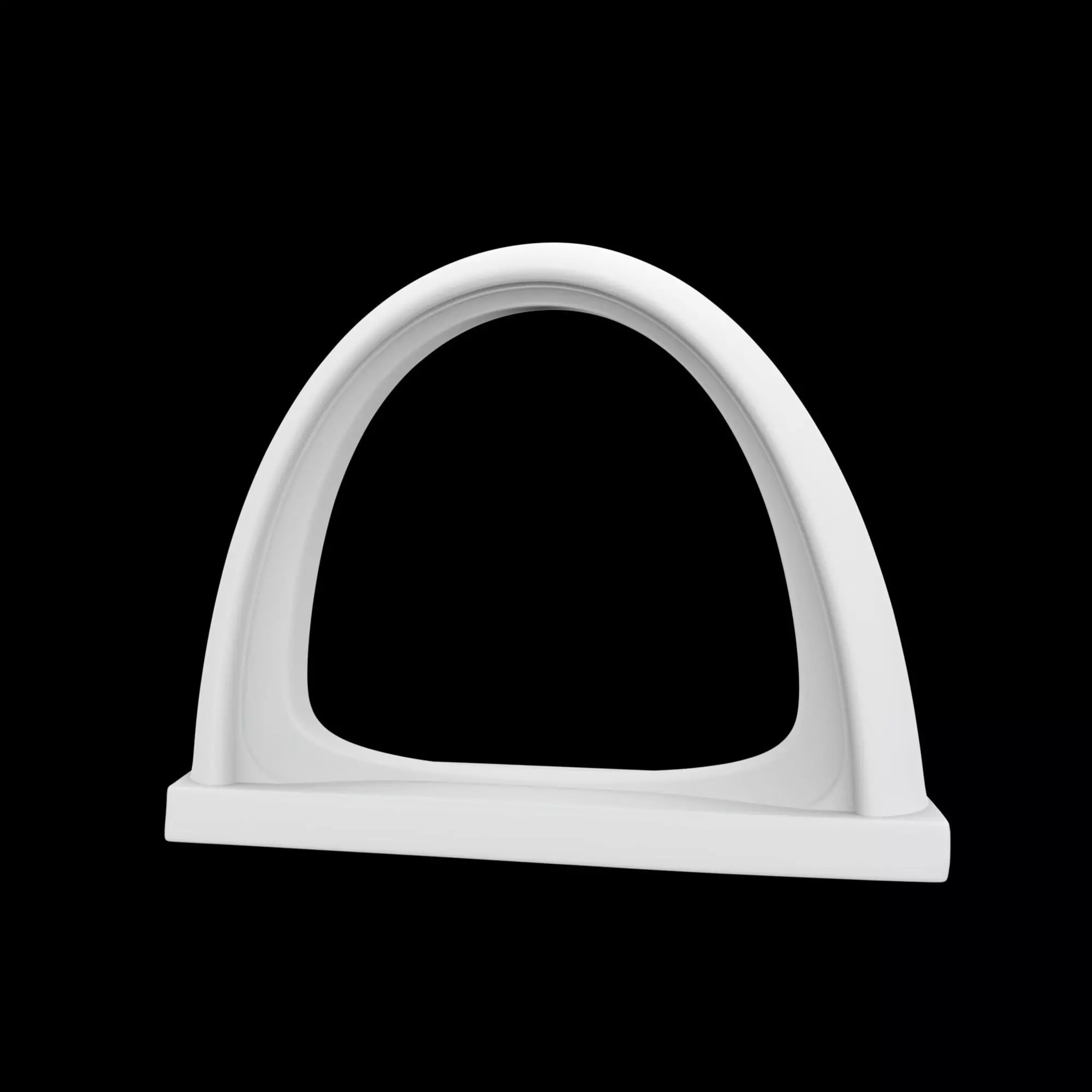 Minimal Arch Bridge Sculpture 3D Printable Model 3D print model_2