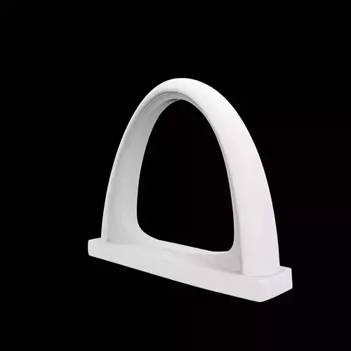 Minimal Arch Bridge Sculpture 3D Printable Model