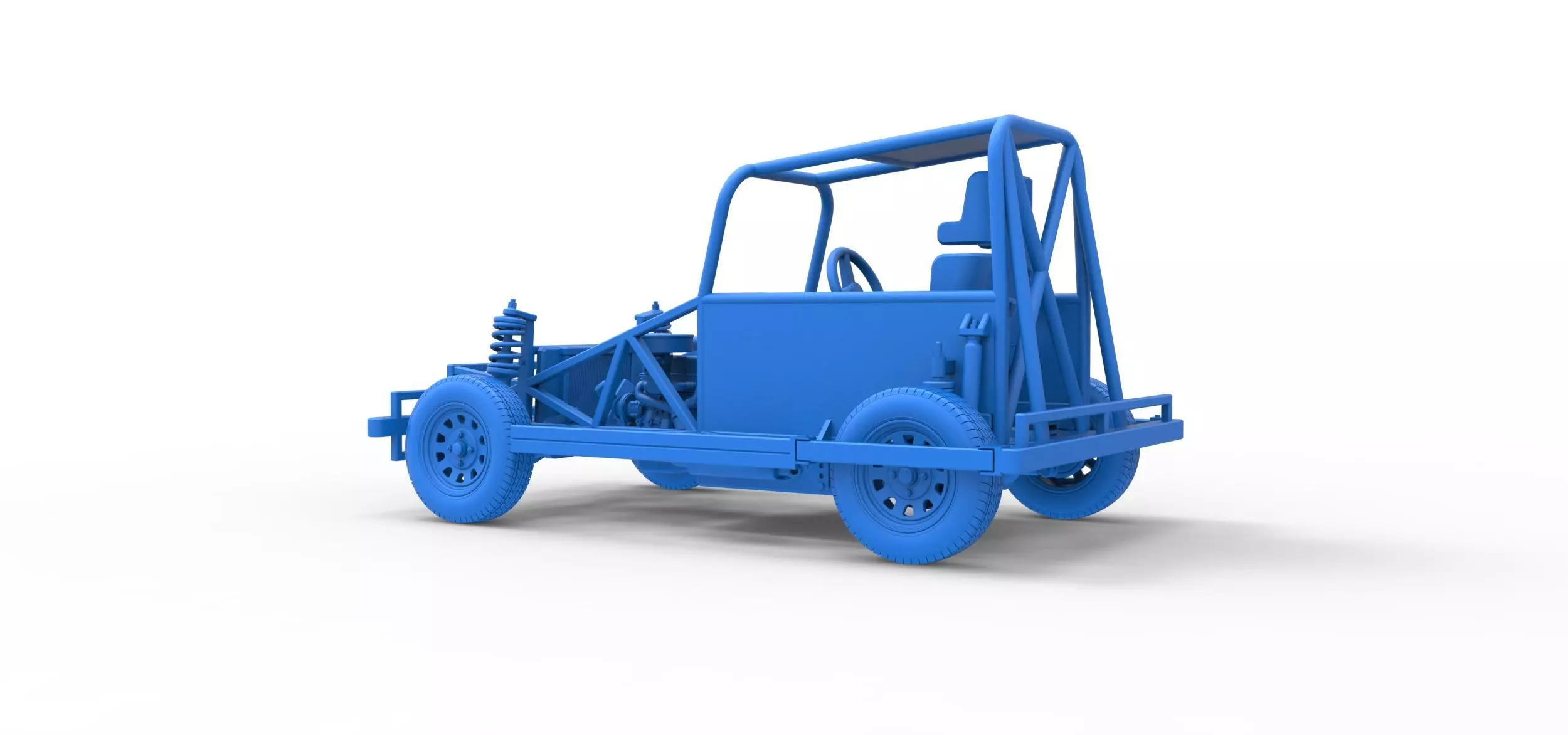 New Zealand Ministock car Base Scale 1 to 25 3D print model_34