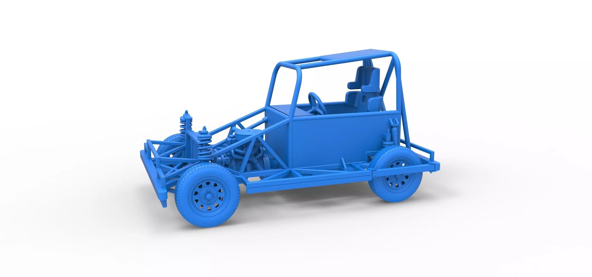 New Zealand Ministock car Base Scale 1 to 25 3D print model_22