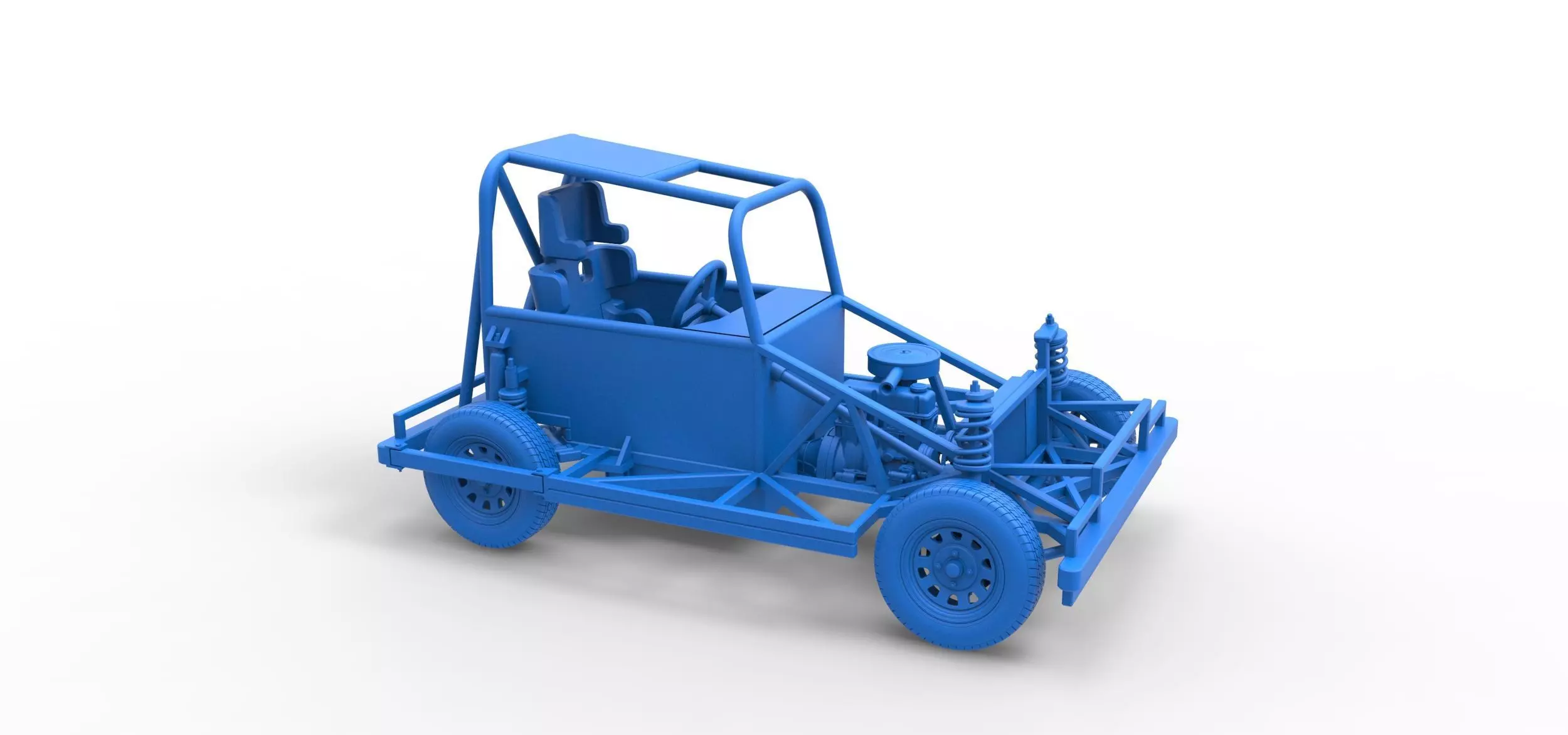 New Zealand Ministock car Base Scale 1 to 25 3D print model_43