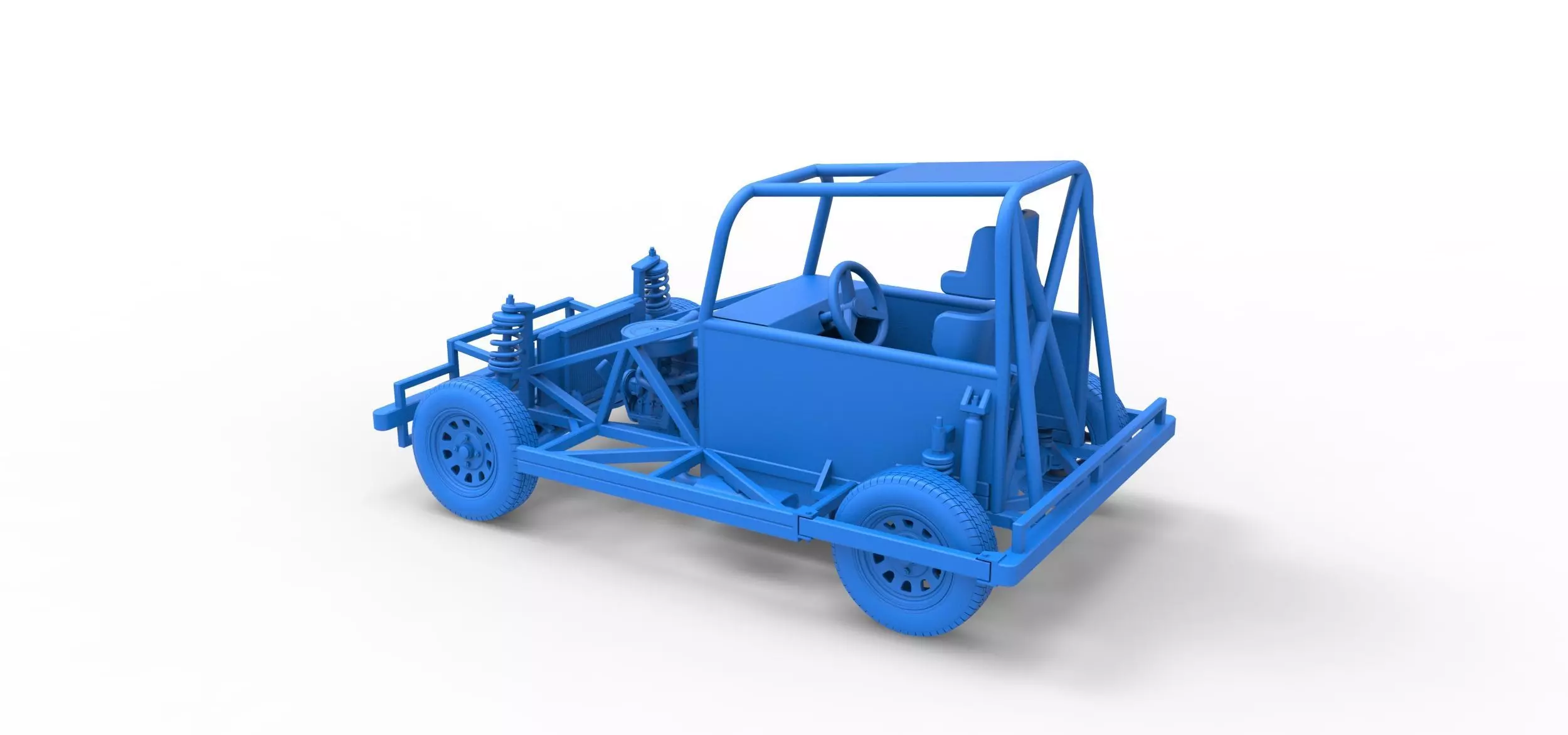 New Zealand Ministock car Base Scale 1 to 25 3D print model_33