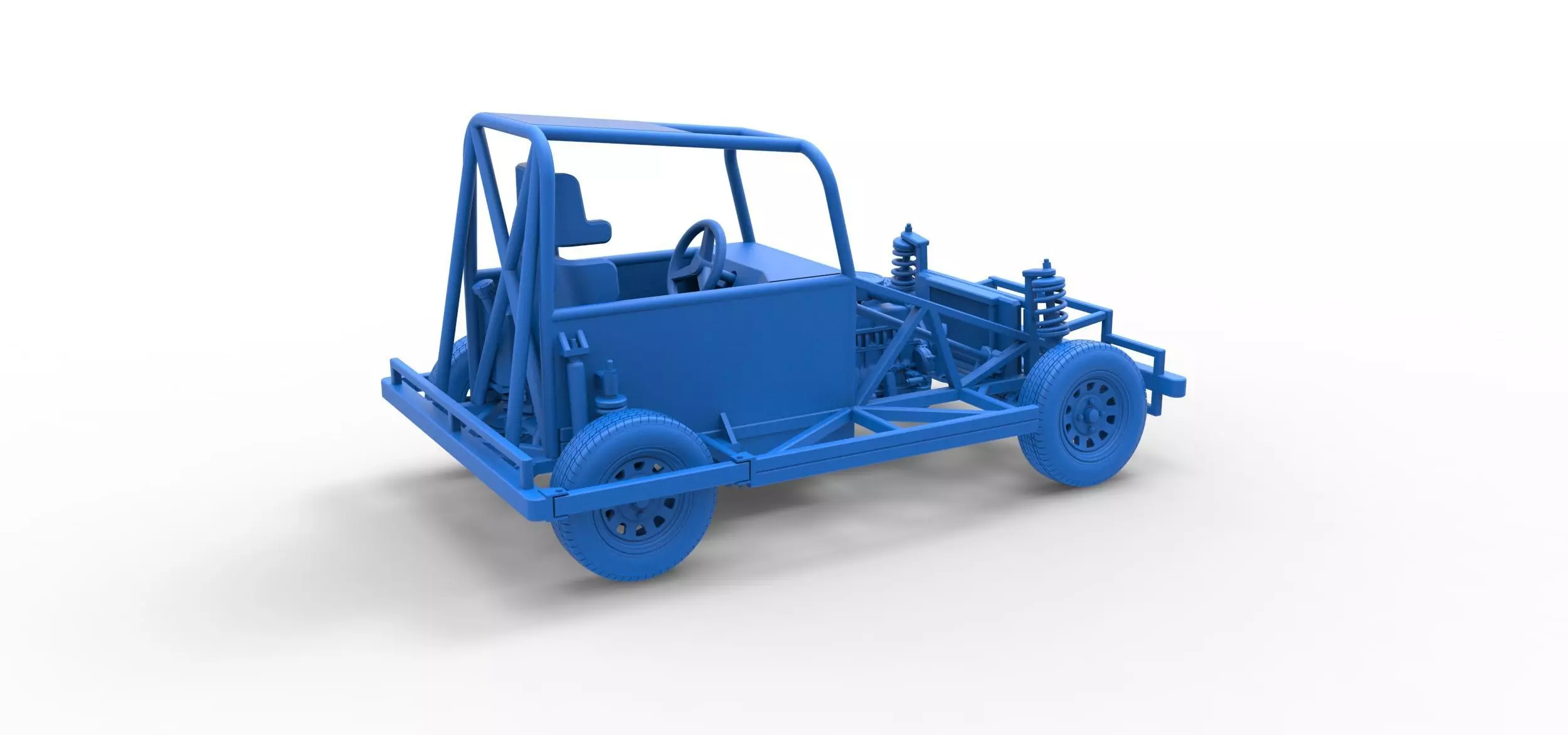 New Zealand Ministock car Base Scale 1 to 25 3D print model_40