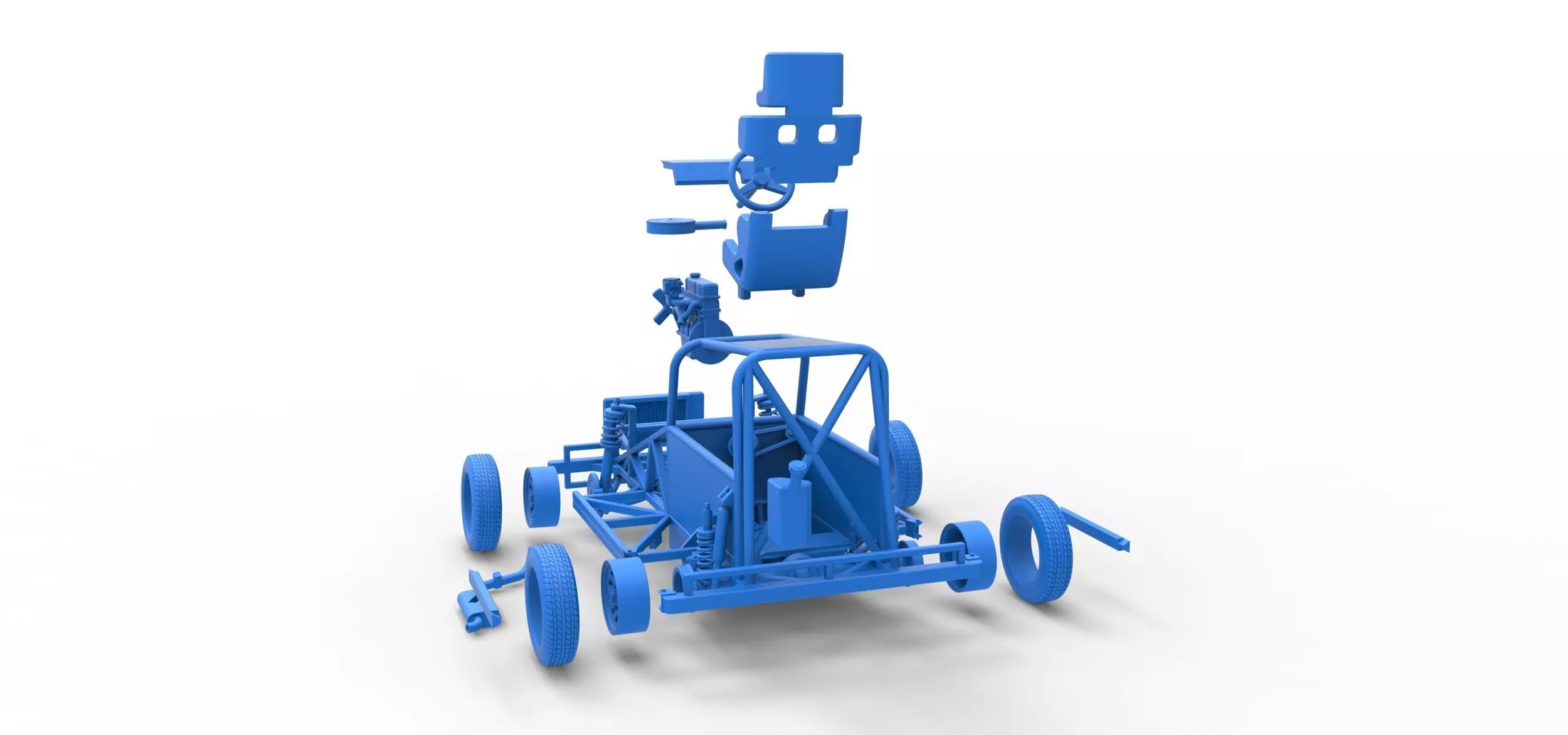 New Zealand Ministock car Base Scale 1 to 25 3D print model_52