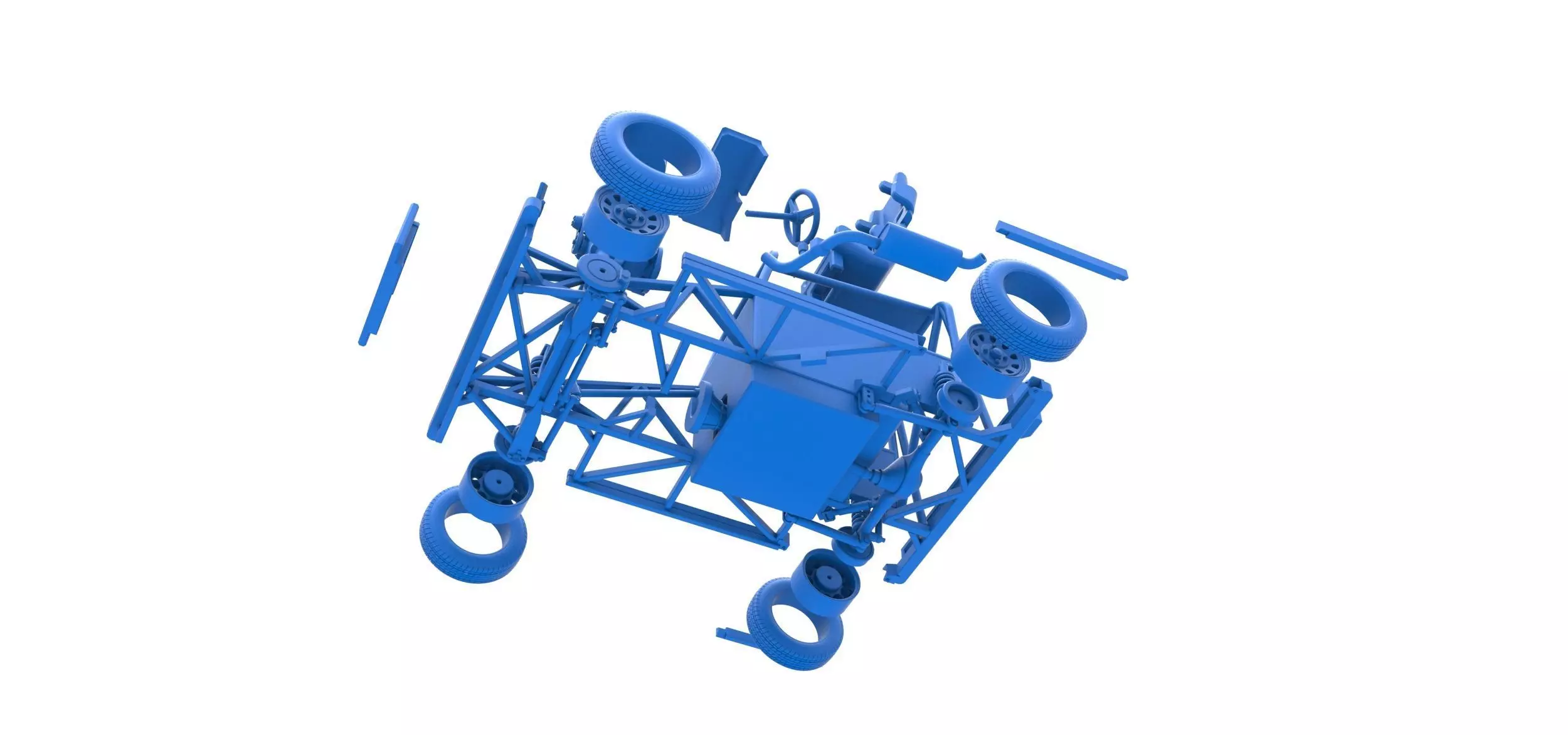 New Zealand Ministock car Base Scale 1 to 25 3D print model_47