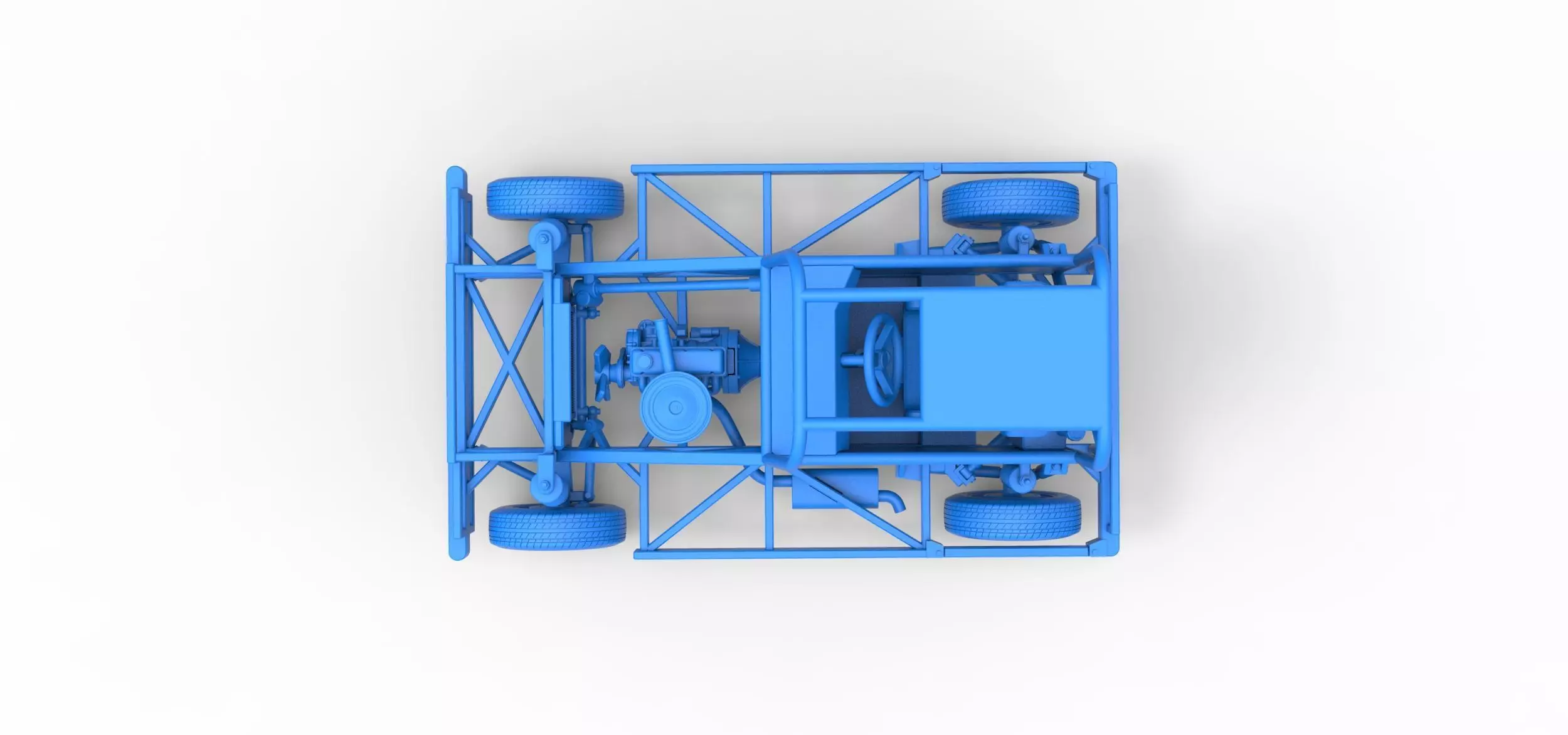 New Zealand Ministock car Base Scale 1 to 25 3D print model_32