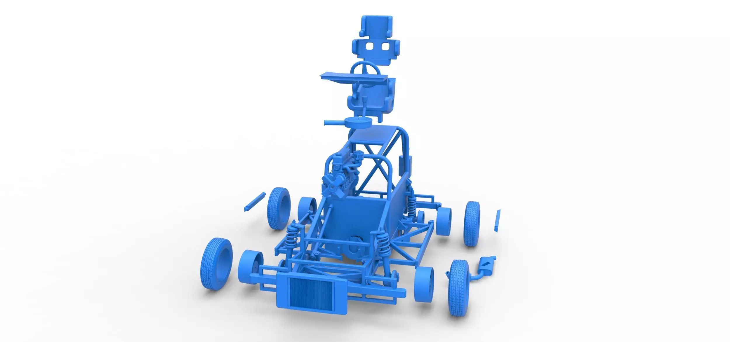 New Zealand Ministock car Base Scale 1 to 25 3D print model_48